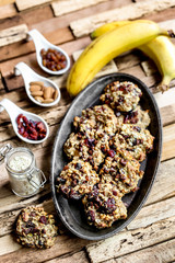cookies vegan aux flocons d'avoine et banane