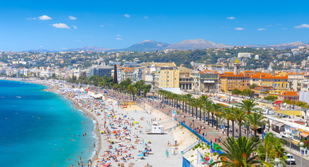 Promenade des Anglais in Nice (Nizza), France