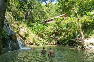 Una cascada en Minca, Santa Marta