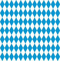Bavarian flag seamless pattern for oktoberfest