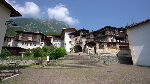 The pictiresque village of Rango, in the Province of Trento, Trentino Alto Adige, Italy.