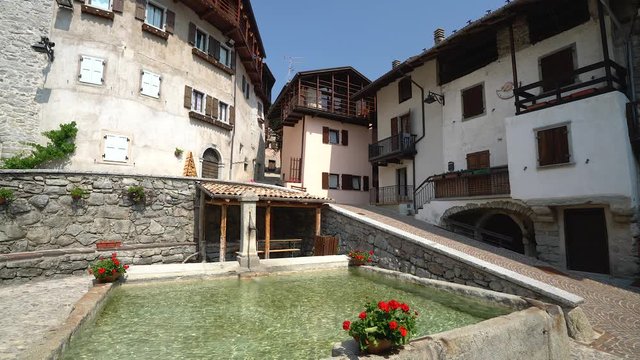The pictiresque village of Rango, in the Province of Trento, Trentino Alto Adige, Italy.