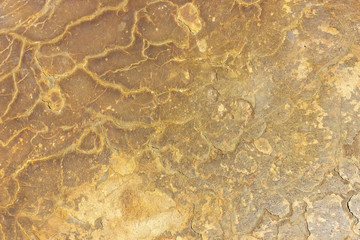Natural natural stone in the Park, on the tracks and used for decoration.