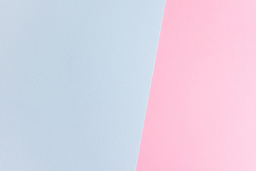 Texture paper pink and blue. Background image. Minimalism, flat lay, place for text.