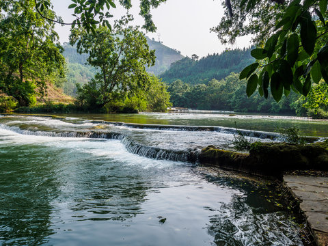 DuoYiHe river near LuoPing in Yunnan province China.