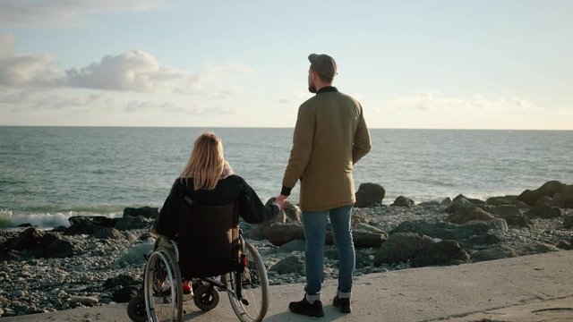 He wants her to see and enjoy the sea