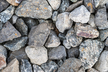 Steinstruktur Gleisbett