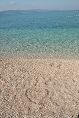 Pebble beach and king clear sea