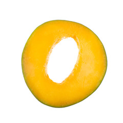 ring  mango isolated on white background