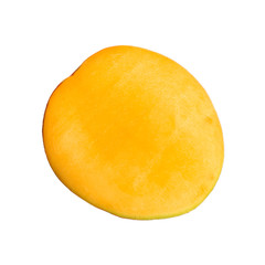 Fototapeta na wymiar half mango isolated on white background
