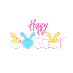 happy easter design template