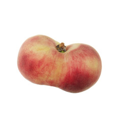 peach isolated on white