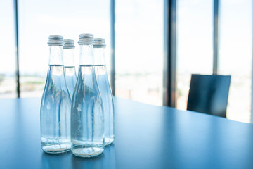 Bottles of water