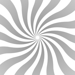 Sun rays background. Gray radiate sun beam burst effect. Sunbeam light flash boom. Template starburst poster. Sunlight star, sunrise glow burst. Solar radiance glare, retro design. Vector illustration