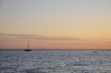 Fototapeta premium sunset on the sea