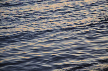 ripples on the water