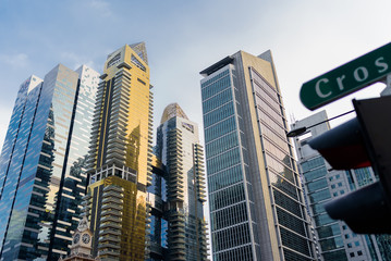 Fototapeta na wymiar Singapore buildings