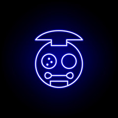 little make up box line neon icon. Elements of Beauty and Cosmetics illustration icon. Signs and symbols can be used for web, logo, mobile app, UI, UX