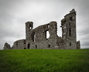Ruined friary church and college on the Hill of Slane, Co. Meath, Ireland
