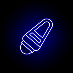 deodorant line neon icon. Elements of Beauty and Cosmetics illustration icon. Signs and symbols can be used for web, logo, mobile app, UI, UX