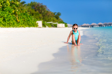 Little girl on vacation