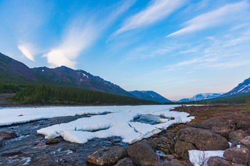 Khikhikal River. Putorana Plateau, Taimyr