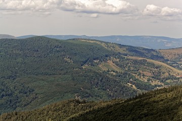 Landscape around the Grand Ballon in the Vosges Mountains
