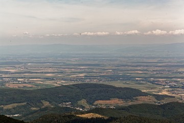 Fototapeta premium Landscape around the Grand Ballon in the Vosges Mountains
