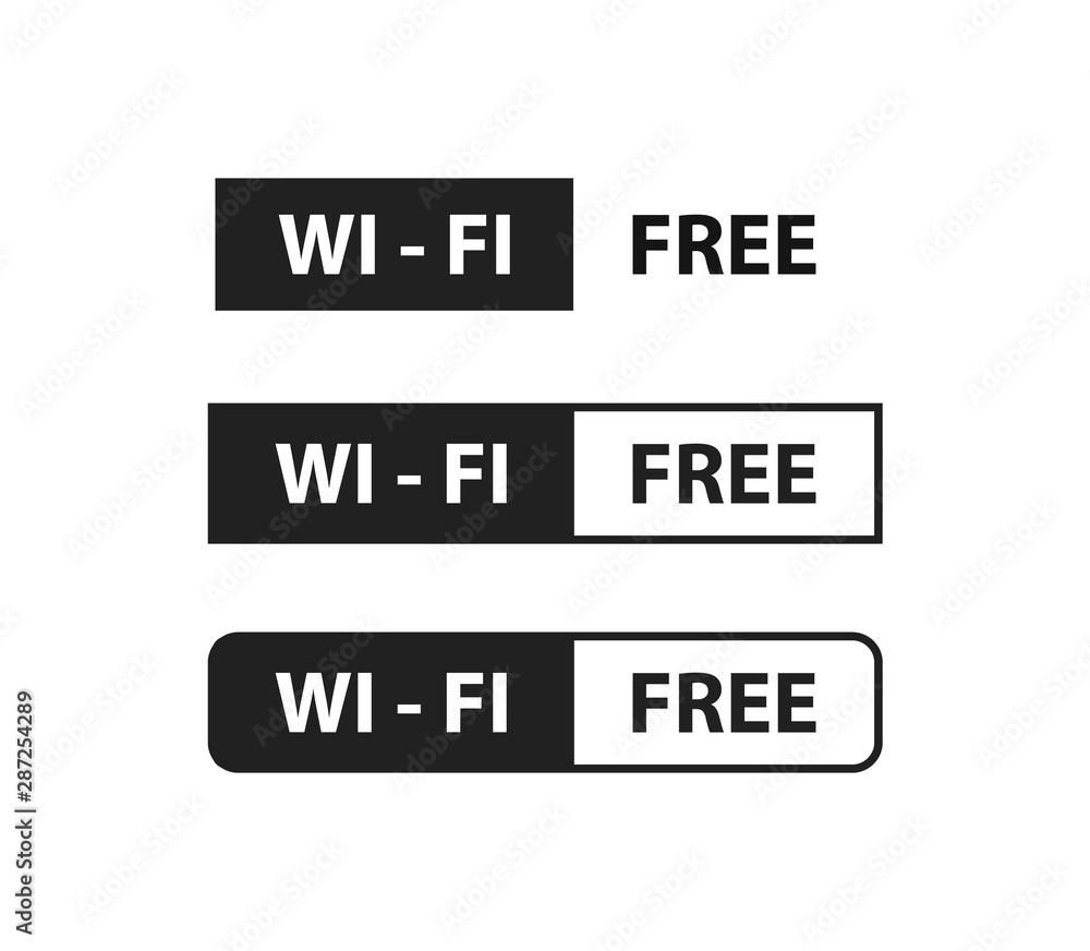 Canvas Prints big set of wireless and wifi icons. free wifi zone. communication symbols. best collection. vector i