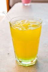 an orange lemonade