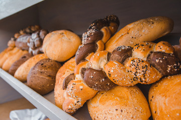 bakery goods in a store