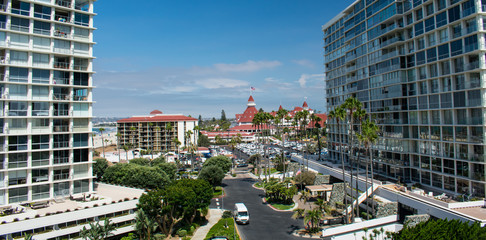 Hotel Del Coronado, San Diego, California. Travel Destination for honeymoons and weddings 