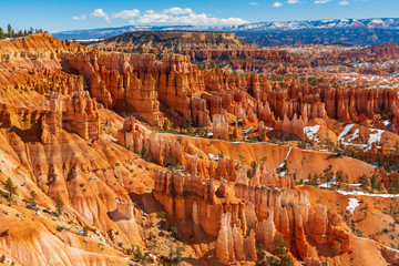 Bryce Canyon Hoodoos as the Snow Melts