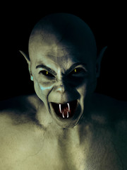 horror demon vampire face - 287264405