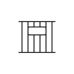 Jail, addiction icon. Element of addictions icon