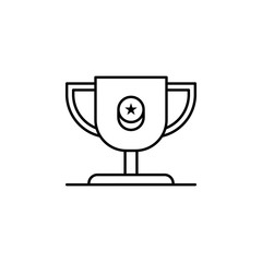 Trophy, casino icon. Element of casino icon