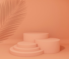 Display background for product presentation, tropical tree shadow