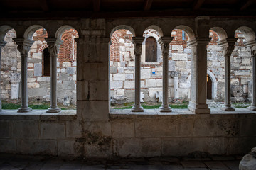 View of the Monastery of Saint Mary, Apollonia, Fier, Albania.