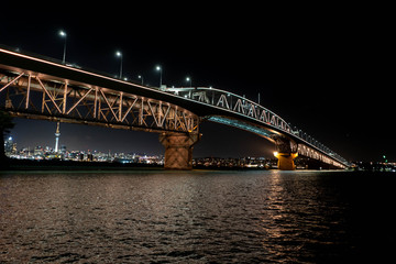 Fototapeta na wymiar Harbour Bridge at Night