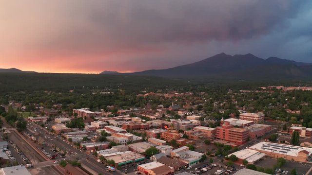 Sunset over Flagstaff Arizona