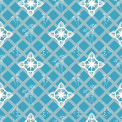 ORNATE PATTERN WITH FLORAL ELEMENTS