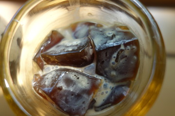 ワイングラスに入ったコーヒーゼリー