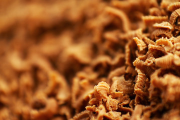 Grated chocolate background