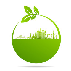 Ecology concept and Environmental ,Banner design elements for sustainable energy development, Vector illustration