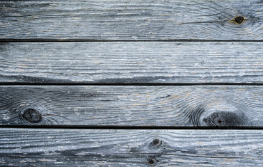 The texture of natural wood. Gray old planks for background. The horizontal location.