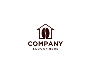 Coffee house logo design template