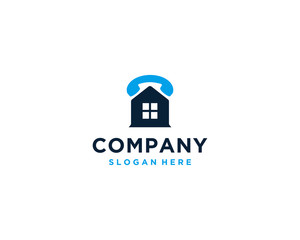 Home call logo design template