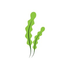 Seaweed logo template vector icon