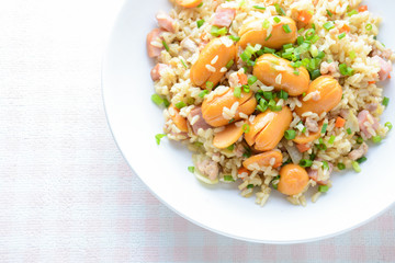 Smoked Sausage Fried Rice, a quick fried rice for simple, yet immensely satisfying meal on a cold day.