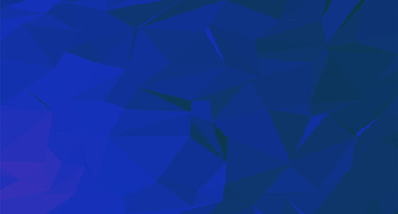 Blue Low polygon gradient background